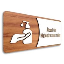 Placa De Sinalização - Uso de Álcool Gel