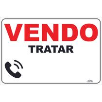 Placa de Sinalização Vendo Tratar