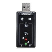 Placa de Som Adaptador USB Externo Áudio P2 7.1 para PC e Notebook Placa de Som Adaptador USB Externo Áudio P2 7.1 para PC e Notebook