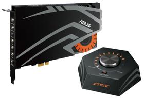 Placa de som ASUS Strix RAID DLX 7.1 PCIe com amplificador de fone de ouvido