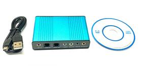 Placa De Som Externa Usb 5.1 6 Canais Digital E Analogico Placa De Som Externa Usb 5.1 6 Canais Digital E Analogico