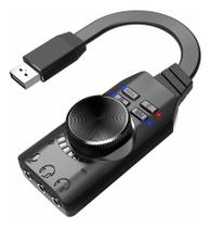 Placa de Som Externa USB GS3 Computador e Celular Plextone Placa de Som Externa USB GS3 Computador e Celular Plextone