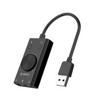 Placa de Som Externa USB Multifunções Orico - Microfone / Fone - SC2