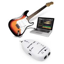 Placa De Som Guitar Link - Interface Áudio Guitarra - Branco