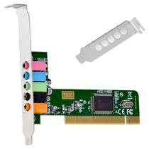 Placa De Som PCI 5.1 Canais Low Profile - PS51-PCI