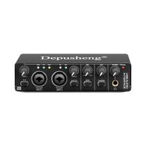 Placa de Som Profissional Depusheng MD22 - Interface de Áudio para Estúdio e Live Placa de Som Profissional Depusheng MD22 - Interface de Áudio para Estúdio e Live