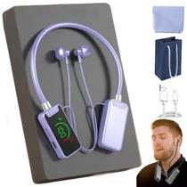 Placa de som sem fio, fones de ouvido de transmissão ao vivo, roxos impermeáveis