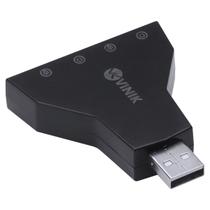 Placa de Som USB 4 Portas P2 - Vinik