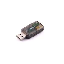 Placa De Som Usb 5.1 Adaptador De Audio Fone De Ouvido