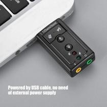 Placa De Som USB 7.1 Externa Adaptador Áudio P2 Fone Microfone Notebook PC Gamer Melhor Do Mercado Placa De Som USB 7.1 Externa Adaptador Áudio P2 Fone Microfone Notebook PC Gamer Melhor Do Mercado