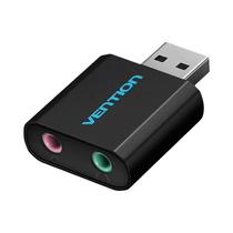 Placa De Som USB Interface De Áudio Adaptador Para Microfone Alto-falante Laptop PS4 Computador Placa De Som USB Interface De Áudio Adaptador Para Microfone Alto-falante Laptop PS4 Computador