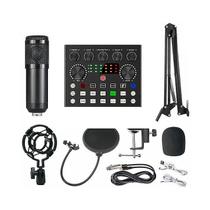 Placa de Som Wokex BM800 V8S com Bluetooth - Mixer e Microfone Condensador