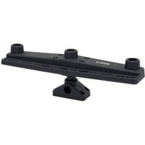 Placa de suporte de haste Scotty 257 Triple com suporte de poste preta Placa de suporte de haste Scotty 257 Triple com suporte de poste preta