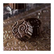 Placa de Textura para Chocolate Arabesco Mod. 1 Crystal - Crystal Formas
