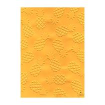 Placa de Textura Relevo Emboss 10,6cm x 15cm Abacaxi