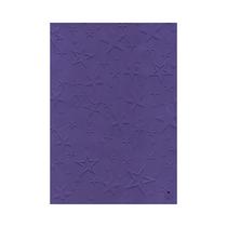 Placa de Textura Relevo Emboss 12,9 cm x 18,4 cm Estrelas