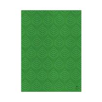 Placa de Textura Relevo Emboss 12,9 cm x 18,4 cm Folhas