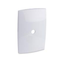 Placa de Tomada 4X2 com Passagem para Fio Branco Rubi - Force Line Placa de Tomada 4X2 com Passagem para Fio Branco Rubi - Force Line