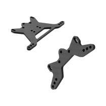 Placa De Torre De Amortecedor Em Fibra De Carbono Para Carro RC 1/10, Upgrade Frontal E Traseiro