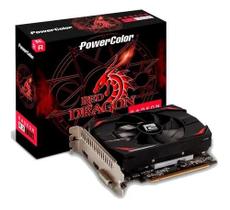 Placa de vídeo AMD PowerColor Red Dragon Radeon RX 500 Series RX 550 AXRX 550 4GBD5-DH 4GB. - Redragon