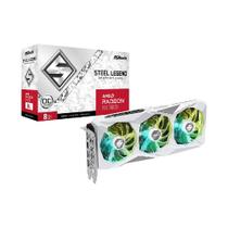 Placa de Vídeo AsRock AMD Radeon RX 7600 Steel Legend 8GB OC GDDR6 128 Bits RX7600 SL 8GO
