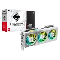 Placa de Vídeo AsRock RX 9070 XT Steel Legend White 16GB GDDR6 256bits 90GA5DZZ00UANF