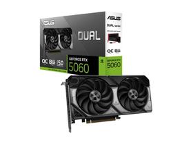 Placa de Video ASUS Dual Geforce RTX 5060 OC 8GB GDDR7 128 BITS - DUAL-RTX5060-O8G