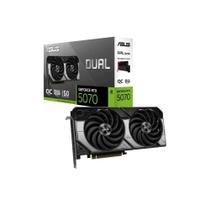 Magazine Luiza Placa de Vídeo Asus DUAL RTX 5070 OC 12G NVIDIA Geforce, 12GB, GDDR7, OpenGL 4.6, 2572MHz, DLSS 4 - 90YV0M17-M0NA00 image