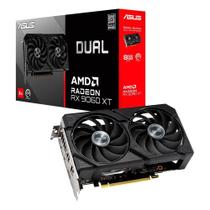 Placa de Vídeo ASUS DUAL RX 9060 XT 8G AMD Radeon, 8GB GDDR6, 128bits, OpenGL 4.6 - 90YV0MI1-M0NA00