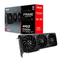 Placa de Vídeo ASUS PRIME RX 9060 XT OC 8G AMD Radeon, 8GB, GDDR6, 128bits, Triple Fan, OpenGL 4.6 - 90YV0MI0-M0NA00