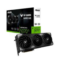 Placa de Vídeo Asus TUF-RTX 5070 TI 16G GAMING NVIDIA Geforce, 16GB, GDDR7, 256bits, Triple Fan, DLSS 4, Ray Tracing - 90YV0MD1-M0NA00 Placa de Vídeo Asus TUF-RTX 5070 TI 16G GAMING NVIDIA Geforce, 16GB, GDDR7, 256bits, Triple Fan, DLSS 4, Ray Tracing - 90YV0MD1-M0NA00