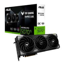 Placa de Vídeo ASUS TUF RTX 5070 Ti O16G GAMING NVIDIA Geforce, 16GB, GDDR7, IA com FP4 e DLSS4, Edição OC - 90YV0MD0-M0NA00