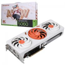 Placa de Vídeo Colorfire NVIDIA GeForce RTX 5060 MEOW-ORG 8GB-V, 8GB, GDDR7, DLSS, Ray Tracing