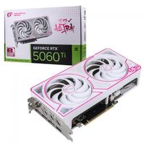 Placa de Vídeo Colorful iGame NVIDIA GeForce RTX 5060 Ti Ultra W Duo OC, 8GB, GDDR7, DLSS, Ray Tracing, White
