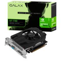 Placa de Vídeo Galax GeForce GT 730 4GB DD3 64bits, 73GQS4HX00WG GALAX