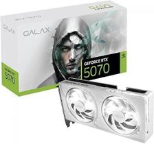 Placa de vídeo Galax RTX 5070 White 12GB GDDR7 192-bits PCIe 5.0 (modelo 57NON7MDBSWH)