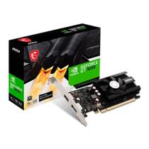 Placa de Video Geforce GT 1030 4GD4 LP OC 4GB DDR4 Low Profile MSI Placa de Video Geforce GT 1030 4GD4 LP OC 4GB DDR4 Low Profile MSI