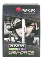 Placa De Vídeo Geforce Gt610 2 B Ddr3 Gt 610 Afox Placa De Vídeo Geforce Gt610 2 B Ddr3 Gt 610 Afox