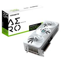 Placa de Vídeo Gigabyte RTX 5070 Ti AERO OC 16G NVIDIA GeForce, 16GB GDDR7, 256bits, RGB, DLSS, Ray Tracing - 9VN507TAO-00-G10