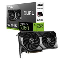 Placa de Video Gpu Asus Rtx 5060 8Gb Oc 128 Bits Dual Fan 90Yv0N12-M0Na00