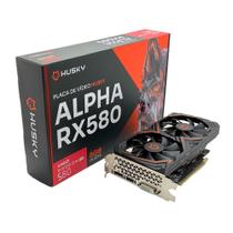 Placa De Vídeo Husky Alpha RX 580, AMD, 8GB, GDDR5, 256-Bit, HDMI, DVI, DisplayPort - HVG580 Placa De Vídeo Husky Alpha RX 580, AMD, 8GB, GDDR5, 256-Bit, HDMI, DVI, DisplayPort - HVG580
