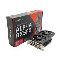 Placa De Vídeo Husky Alpha RX 580, AMD, 8GB, GDDR5, 256-Bit, HDMI, DVI, DisplayPort - HVG580
