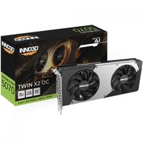 Placa de Vídeo INNO3D NVIDIA GeForce RTX 5070 TWIN X2 OC, 12GB, GDDR7, DLSS, Ray Tracing, N50702-12D7X-195064N