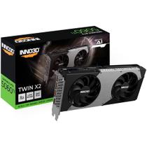 Placa de Video Inno3D RTX 5060 Ti Twin X2 Geforce Nvidia, 8Gbb 128bits, DLSS 4 - N506T2-08D7-193075N