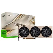 Placa de Vídeo Inspire 3X OC Geforce RTX5080 16GB GDDR7 para Jogos 4K MSI