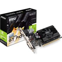 Placa de Vídeo MSI GeForce GT 710 Gaming - 2GB GDDR3 - 64 bits