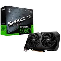 Placa De Vídeo MSI GeForce RTX 5060 Ti Shadow 2X OC Plus, Nvidia, 8GB, GDDR7, 128-Bit - G506T-8S2CP