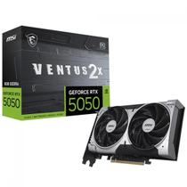 Placa de Vídeo MSI NVIDIA GeForce RTX 5050 Ventus 2x OC, 8GB, GDDR6, DLSS, Ray Tracing, 912-V538-010