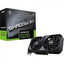Placa de Vídeo MSI NVIDIA GeForce RTX 5070 Shadow 2X OC, 12GB, GDDR7, DLSS, Ray Tracing, 912-V532-076