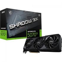 Placa de Vídeo MSI NVIDIA GeForce RTX 5070 Ti Shadow 3X OC, 16GB, GDDR7, DLSS, Ray Tracing, 912-V531-097 Placa de Vídeo MSI NVIDIA GeForce RTX 5070 Ti Shadow 3X OC, 16GB, GDDR7, DLSS, Ray Tracing, 912-V531-097